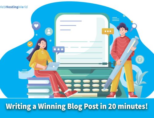 Writing a Winning Blog Post in less than 20 minutes!